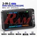 FNIRSI® DS215H 2-IN-1 50MHz 250MS/s Dual Channel Digital Oscilloscope & DDS Function Signal Generator