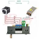 SMC02 Stepper Motor Driver & Pulse Generator Controller Board - With Manual Direction & Speed Control