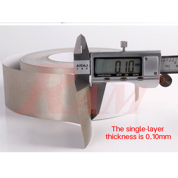 Conductive Fabric Cloth Adhesive Tape Width 10mm - 1 Roll 20M