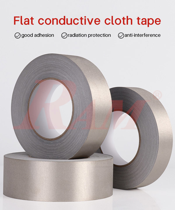 Conductive Fabric Cloth Adhesive Tape Width 5mm - 1 Roll 20M