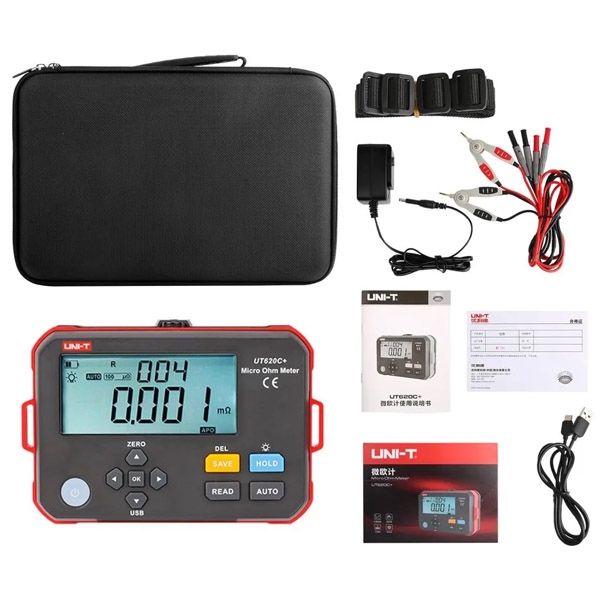 UT620C+ Micro Ohm Meter