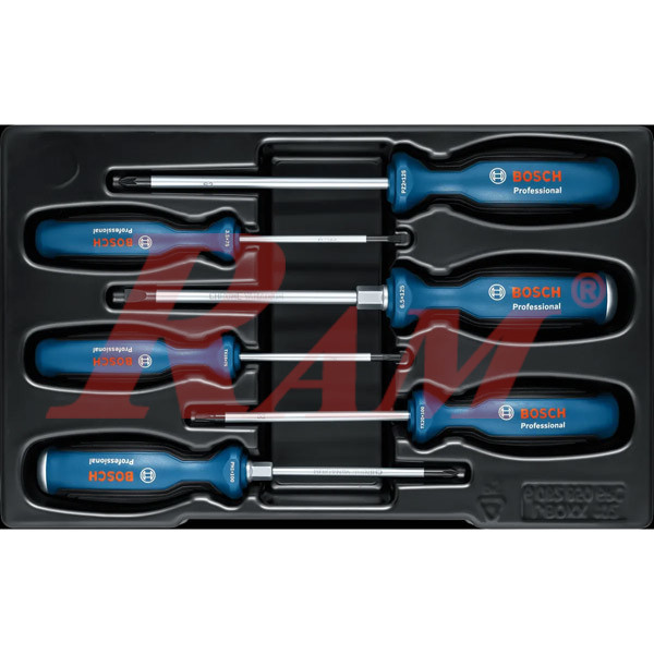 BOSCH Screwdriver Set SL/PH/PZ/TX 6 pcs Professional (SKU# 1 600 A02 CV3)
