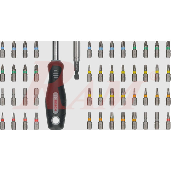 BOSCH Extra Hard Screwdriver Bit Set, 50 pcs (SKU# 2 607 012 080)