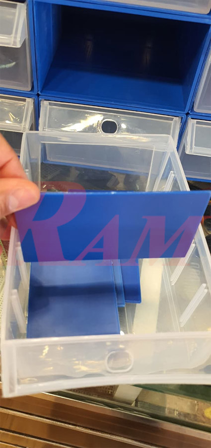 20 Clear Plastic Drawer Set