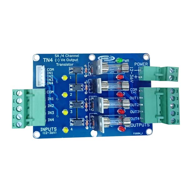 4 Channel PNP +ve O/P Transistor Interface TP4