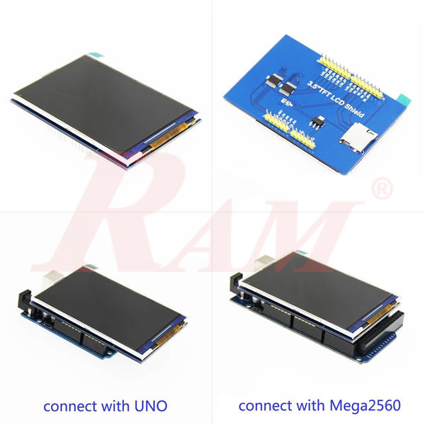 Kit LCD 3.5 تاتش Touch