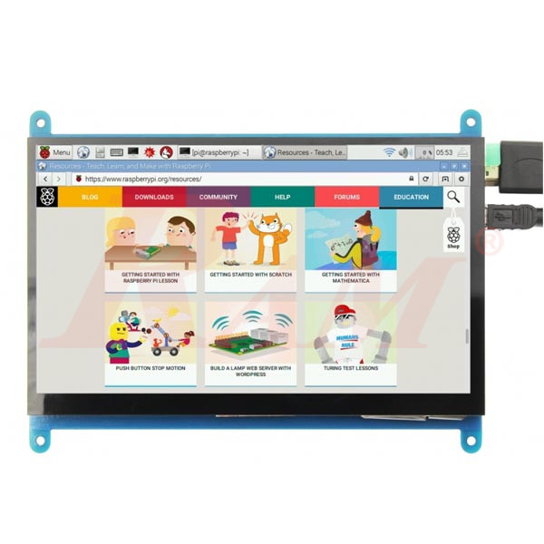 LCD HDMI 7 inch 1024x600 Touch Screen