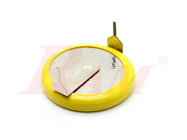 Battery 3.6V 40mAh Li-Ion Rechargeable LIR2032 With 2pins