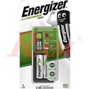 Energizer® 2xAA Rechargeable Batteries + Accu Recharge MINI Charger