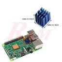 Aluminum Heatsink HS.1 Size 9x9x12 mm