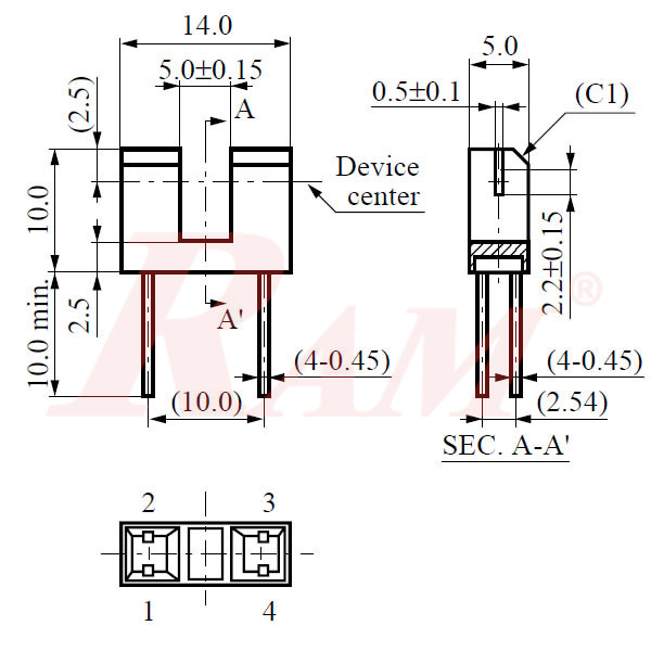 Photo Interrupter CNA1015