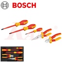 BOSCH VDE Hand Tools Mixed Set 5 pcs Professional (SKU#1 600 A02 NG2) Insulated 1000V طقم عدد يدوية فولت عالي بوش احترافي – 5 قطع