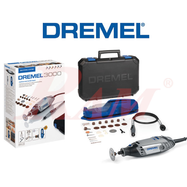 DREMEL® 3000 (3000-1/25 EZ) Drill & Grinding Multi-Tool With DREMEL® Flexible Shaft - F0133000JP اداة متعددة الاستخدام للحفر والجلخ مع عمود مرن ماركة دريمل