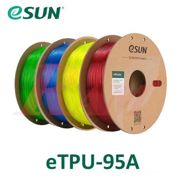 eSUN® TPU-95A 3D Printer Filament (1.75mm) - 1Kg Roll