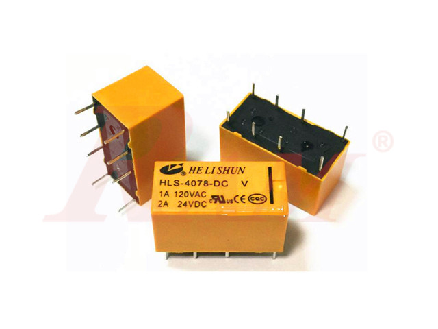 Re24-Relay 24V-1A 8pin Yellow