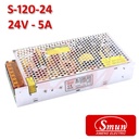 Smun® Industrial SMPS Output +24Vdc/5A Input 220Vac (S-120-24)