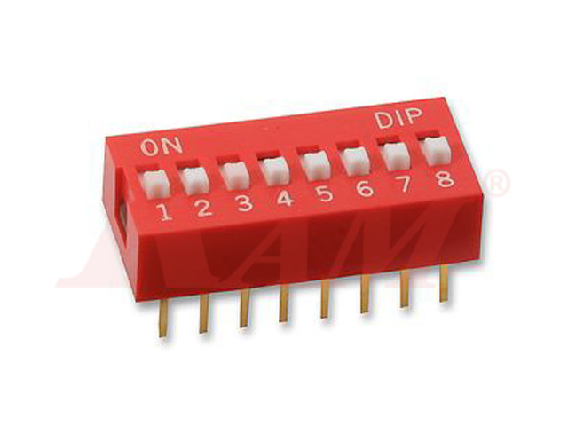 DIP Switch 8 Way