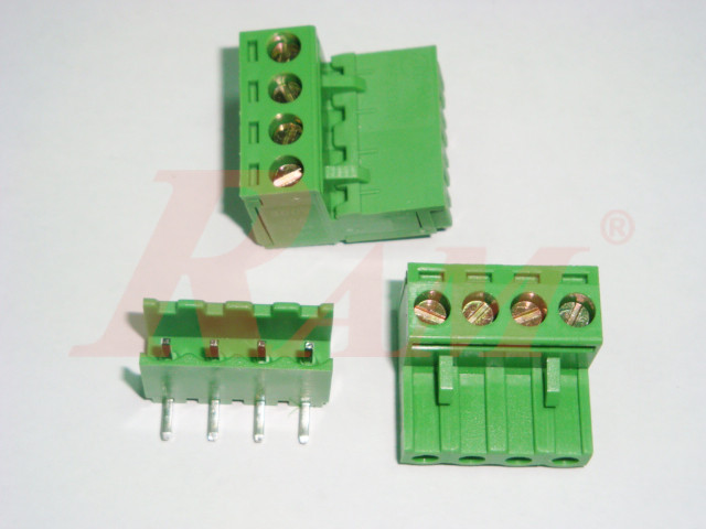 RC4 - 4 Pin Pluggable Terminal Block Pitch 5.08mm