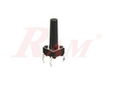 Press 4pin 6x6x12 mm Tack Switch مفتاح برس 4 طرف مقاس 6×6×12 ملم اكس طويل