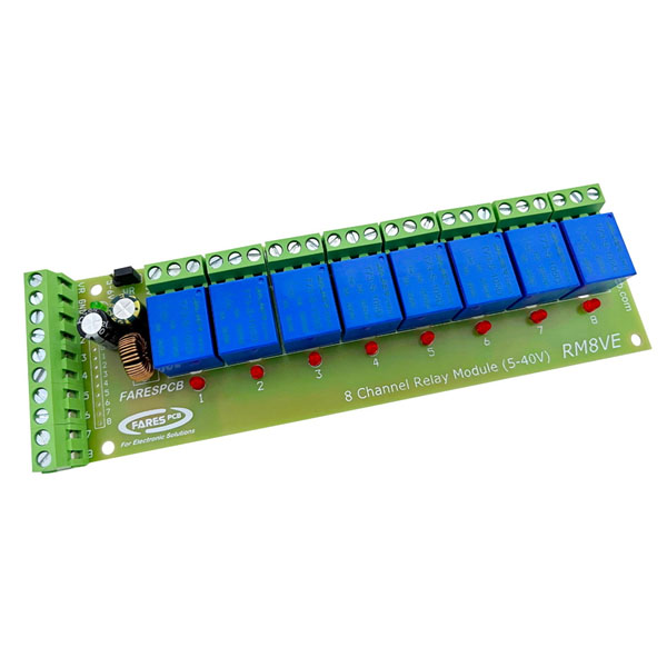 8 Output Relay Module Works on (5V-40V) Signal - New Upgraded Model