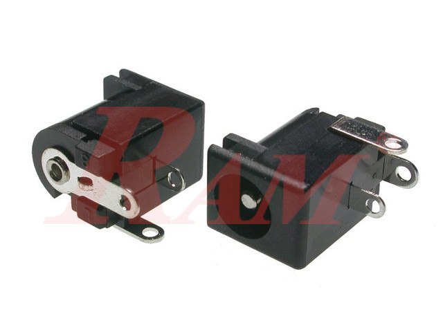 DC Power Socket PCB Mount 2.1mm مدخل باور ادابتور لحام بوردة