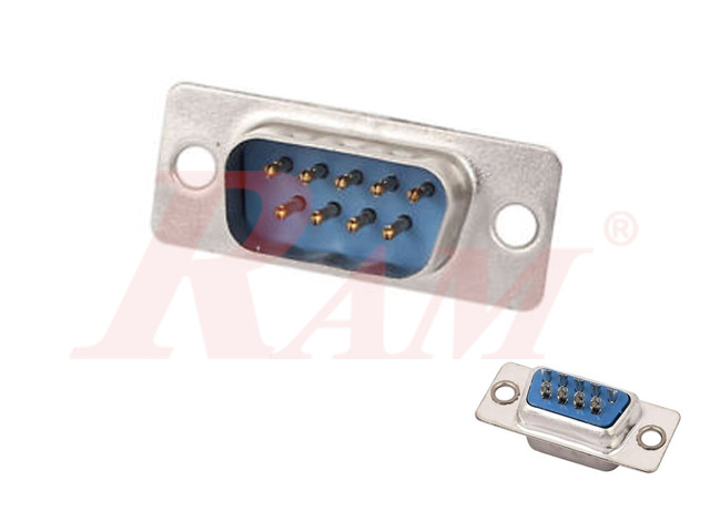 D-SUB DB9 Male Connector - Solder Type (SKU#DB1)