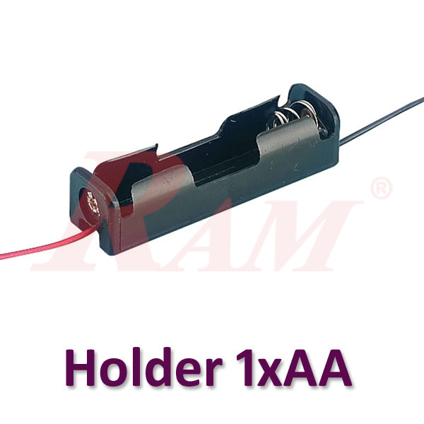 Battery Holder 1xAA Without Cover