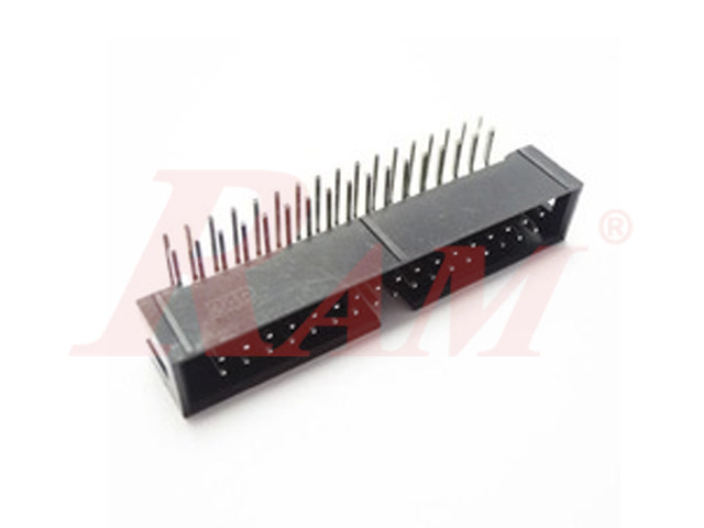 IDC34 Male Polarized Right Angle 90° (FCL34-PCB)