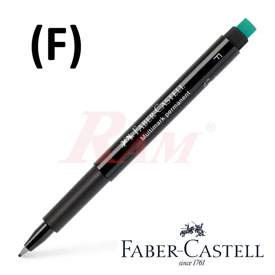 FABER-CASTEL® Marker Pen (F) Extra Fine Tip Waterproof - For PCB Drawing - Black