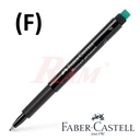 FABER-CASTEL® Marker Pen (F) Extra Fine Tip Waterproof - For PCB Drawing - Black