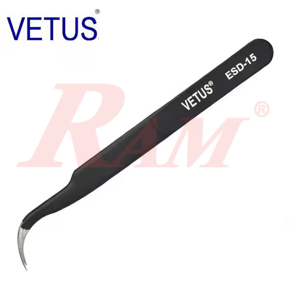 VETUS® Tweezer Angled ESD-15 (SKU#DY030307)