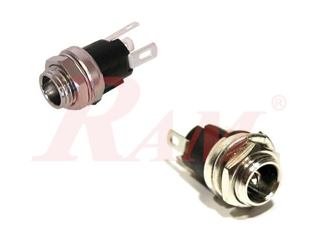 DC Power Socket Chassis Mount 2.1mm - Metal