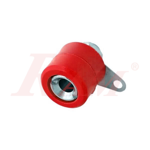 Banana Female Plug 4mm - Short - Red Color