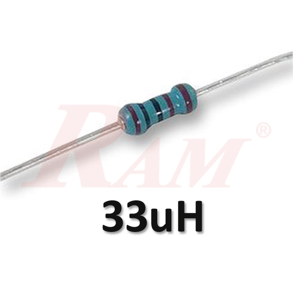 Inductor Coil 1/4W - 33uH