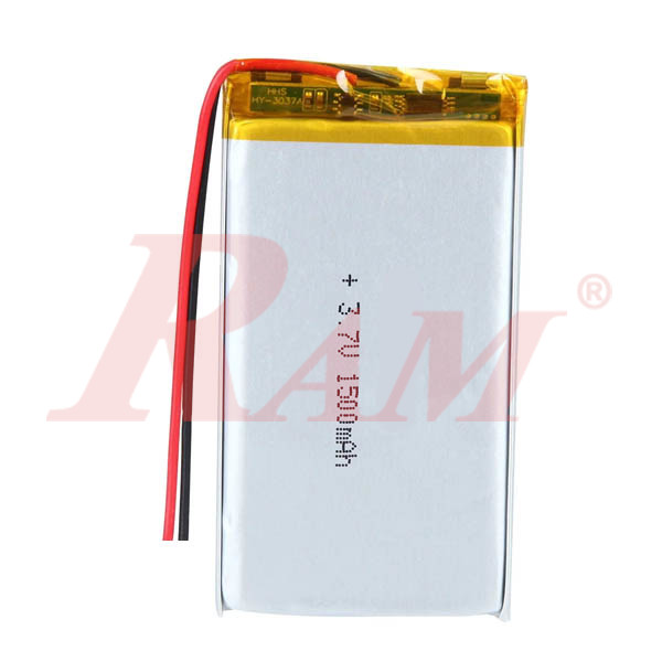 Polymer Li-Ion 3.7V 1500mAh Single Cell Battery خلية بطارية قابلة للشحن ليثيوم بوليمر