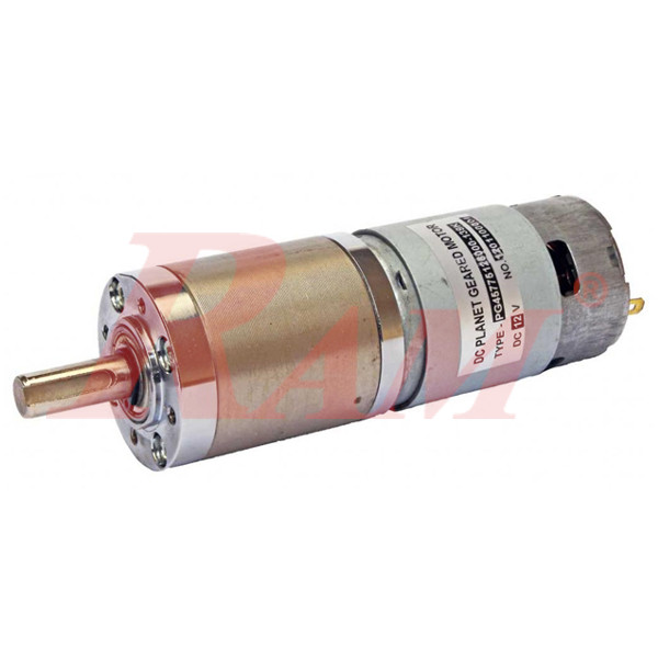 DC Planetary Geared Motor 12Vdc 70 rpm 2.65 N.m - Model PG455126000-71K