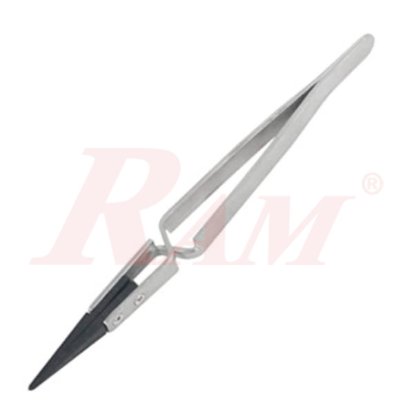 Back Tweezers Straight 1PK-118T ملقات جفت معكوس عدل