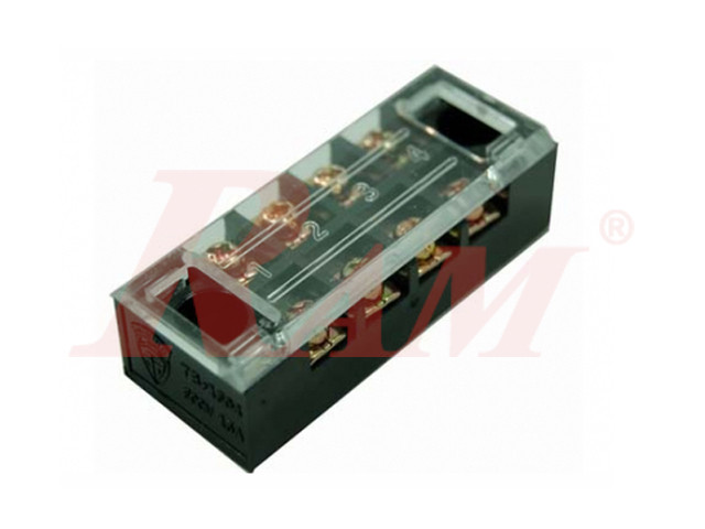 TB1504 - 4 Pin Fixed Barrier Terminal Block (15A-600V)