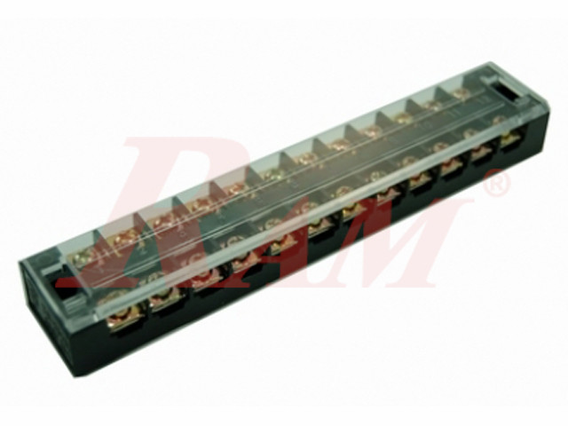 TB2510 - 10 Pin Fixed Barrier Terminal Block (25A-600V)