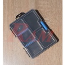 Plastic Fliptop Boxes Small Size with Hang (SKU#RAM8) حافظة مكونات صغيرة بالقفل فواصل متغيرة