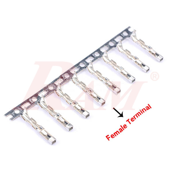 Wire Terminal Female 2.54mm (100 Pieces Pack)