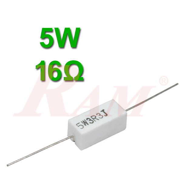 Ceramic Power Resistor 5W / 16Ω