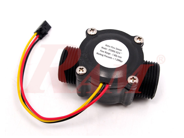 FS-300A Water Flow Meter Sensor G3/4" Flow Range 1-60L/Min