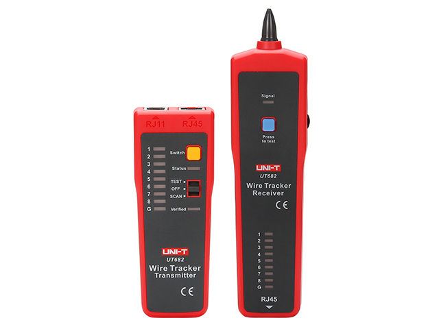 UT682 Wire Tracker/Tone and Probe جهاز اختبار وتتبع وكاشف كبلات مع بازر تون