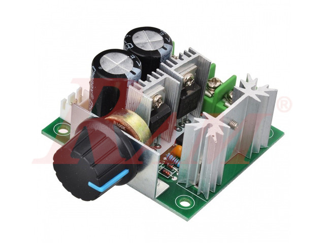 PWM 10A Motor Speed Control Switch Manual (12Vdc to 40Vdc) دائرة تخفيض سرعة ماتور جهد مستمر - قدرة 10 امبير