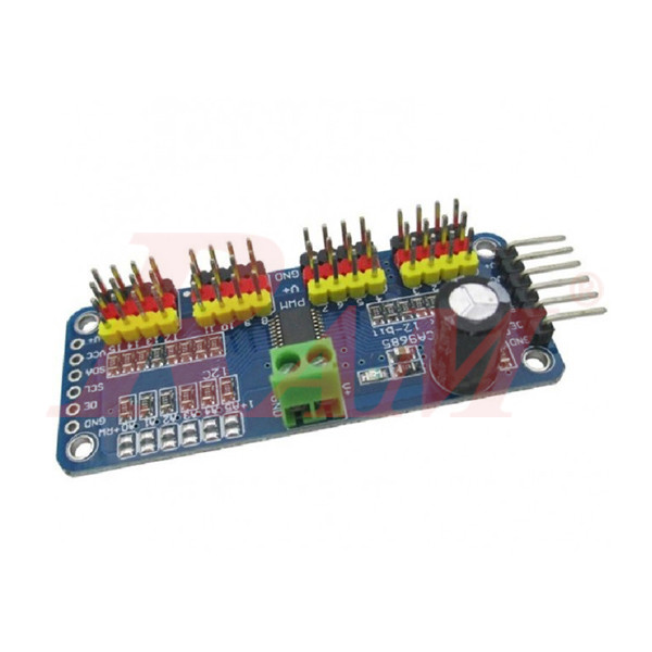 PCA9685 16-Channel 12-bit PWM Servo Motor Driver I2C Module for Arduino
