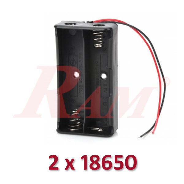 Battery Holder 2x18650
