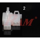 MF 2pin - 2.8mm Electrical Plug Connector Male & Female Nylon