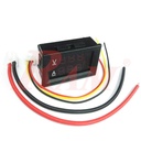 Digital Panel Meter Dual Reading Voltage & Current 100Vdc/10Adc - D27B