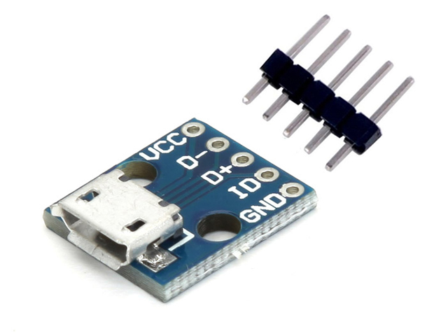 USB Micro B Female Interface Board